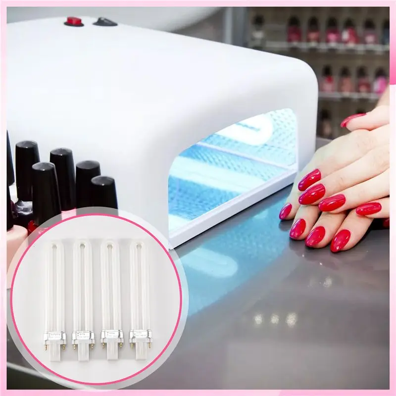 AB08-4 X 9W Nail UV Light Bulb Tube Replacement For 36W UV Curing Lamp Dryer