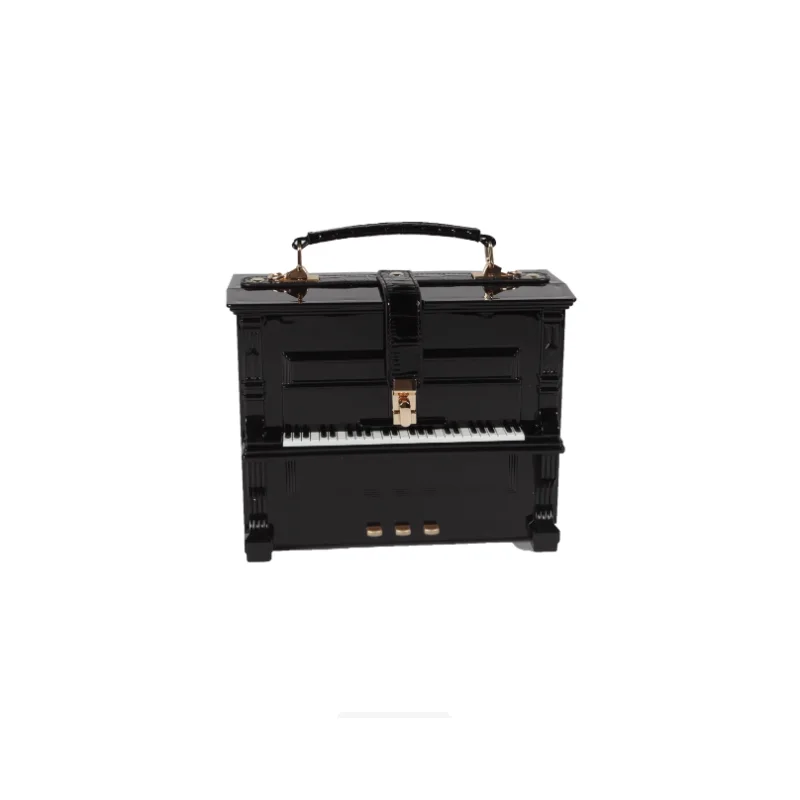 الموضة الإبداعية محاكاة البيانو الخفيفة الفاخرة حقيبة الكتف حقيبة كروسبودي #1