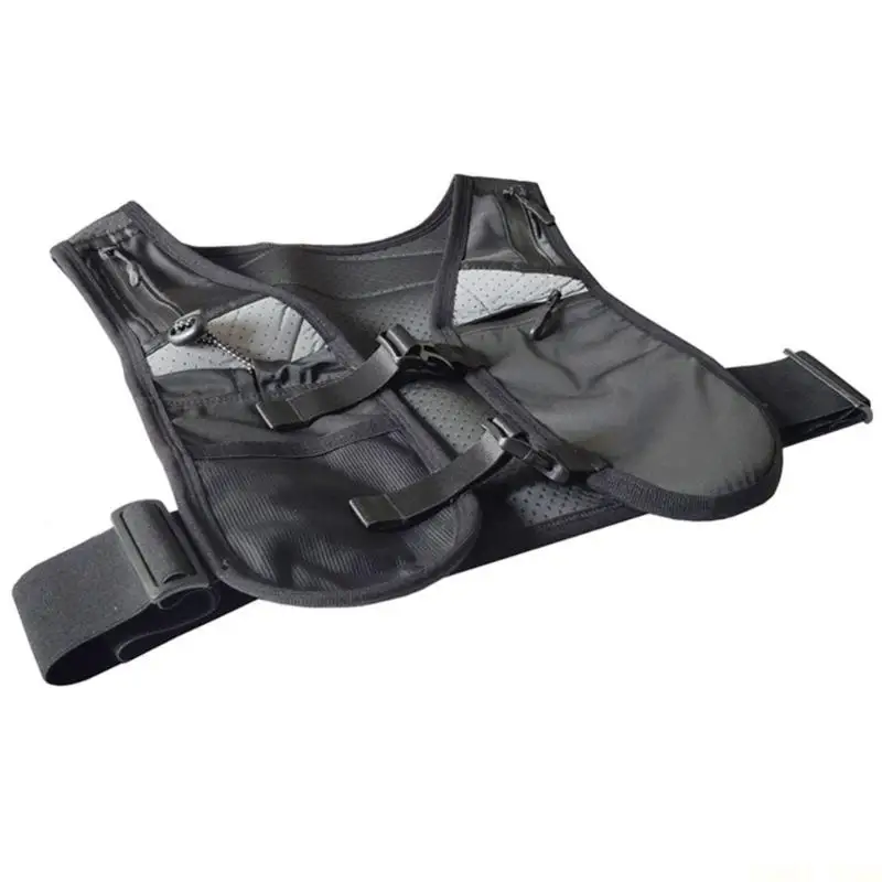 

U2JB Running Vest with Phone Holder & Pocket Regulable Straps for Men Women