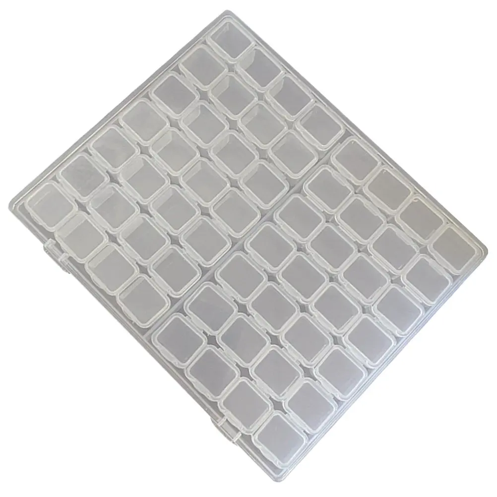 

Transparent Jewelry Box Portable Travel Organizer for Necklaces Bracelets Earrings Rings Pendants Beads Sequins Display Storage