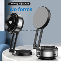 X92 Car Magnetic Phone Holder Telescopic Magnetic Vacuum Suction Phone Mount Holder for All Phones