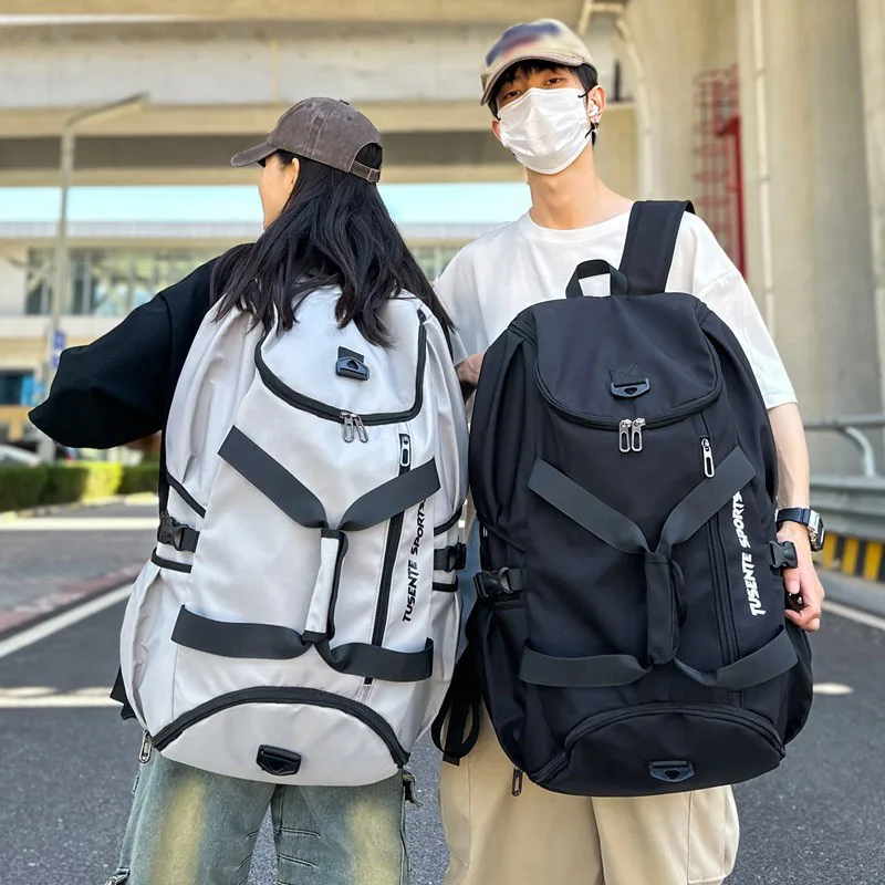 

Large Capacity Fashionable Backpack with Independent Shoe Compartment Multifunctional Casual Daily Short Trip Shouldesr Bag