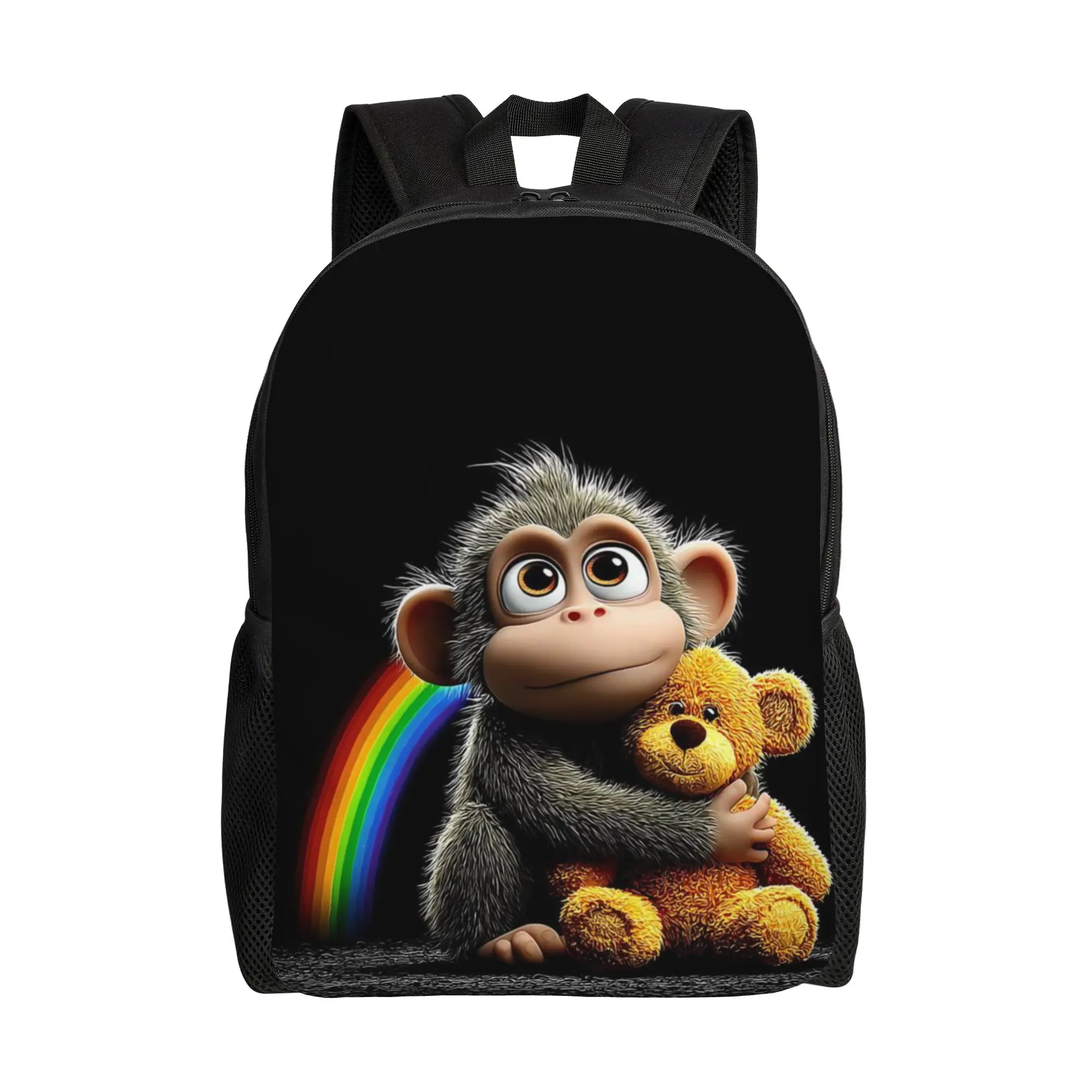 

1Piece Punch Monkey Cute Monkey New School Year Book Pack Office Staff Backpack