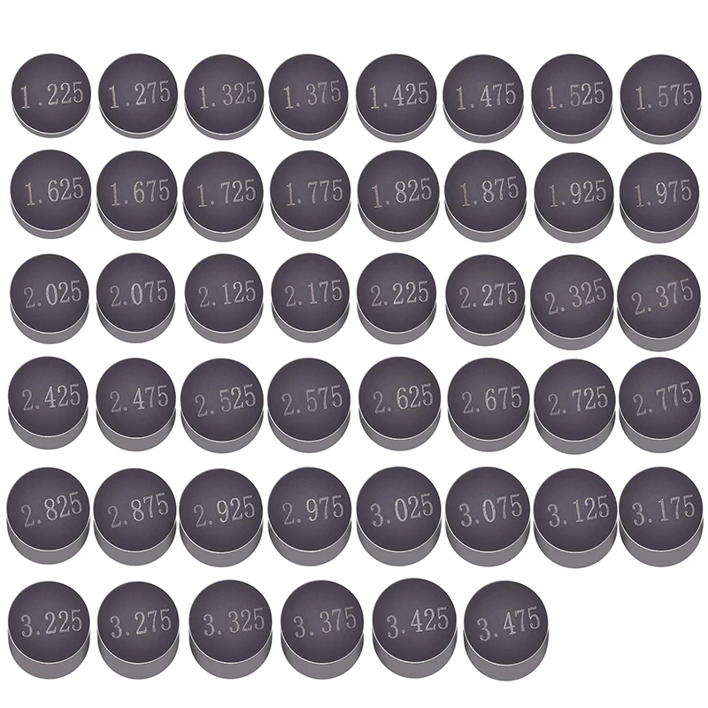 7.48mm Motorfiets Accessoires Verstelbare Complete Kleppad Shim Kit Voor Honda Suzuki Yamaha Kawasaki 1.20-3.50mm 1.225-3.475