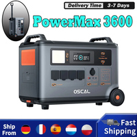 Blackview Oscal PowerMax 3600 EU Plug Rugged Power Station 14 Outlets 5 LED Modes Morse Code Signal Energy Storage Power Supply
