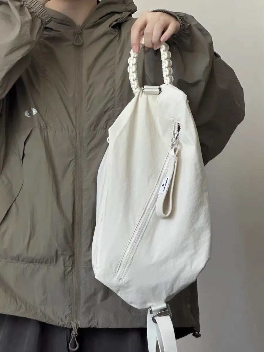 2025 New Korean New Pures and Bags Crossbody Fashion Simple Nylon Zipper Office Wimen Bags