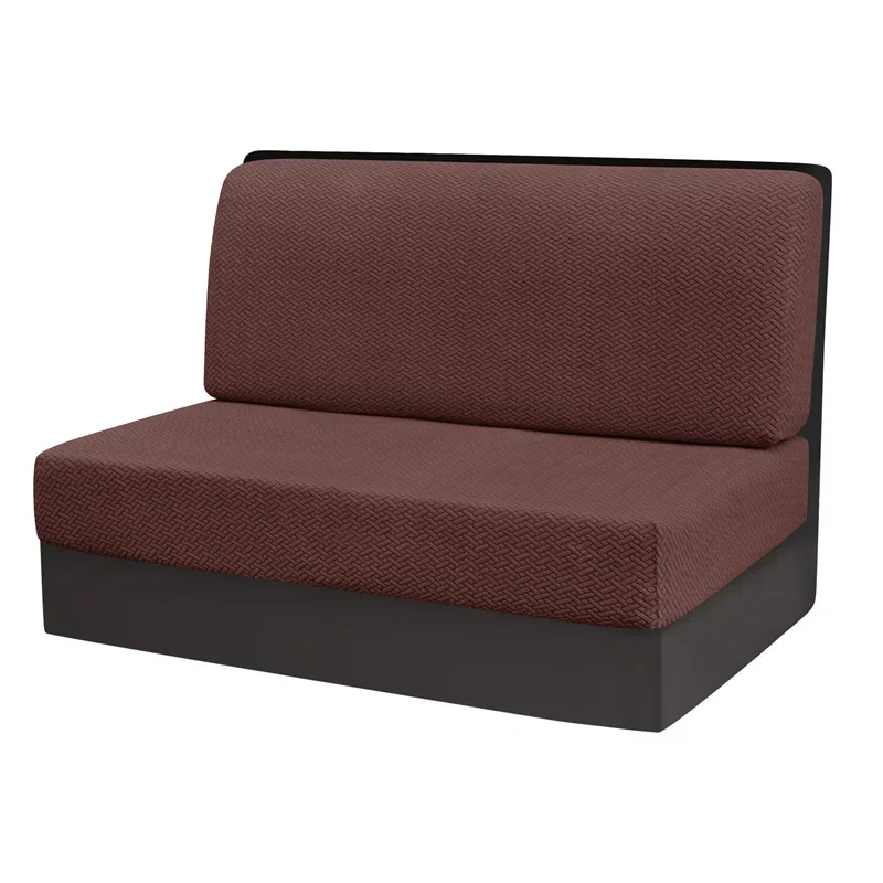 2 stks/set Polar Fleece RV Dinette Kussens Covers Stretch Couch Cover Booth Stoelhoezen RV Camper Auto Bench Rugleuning Cover
