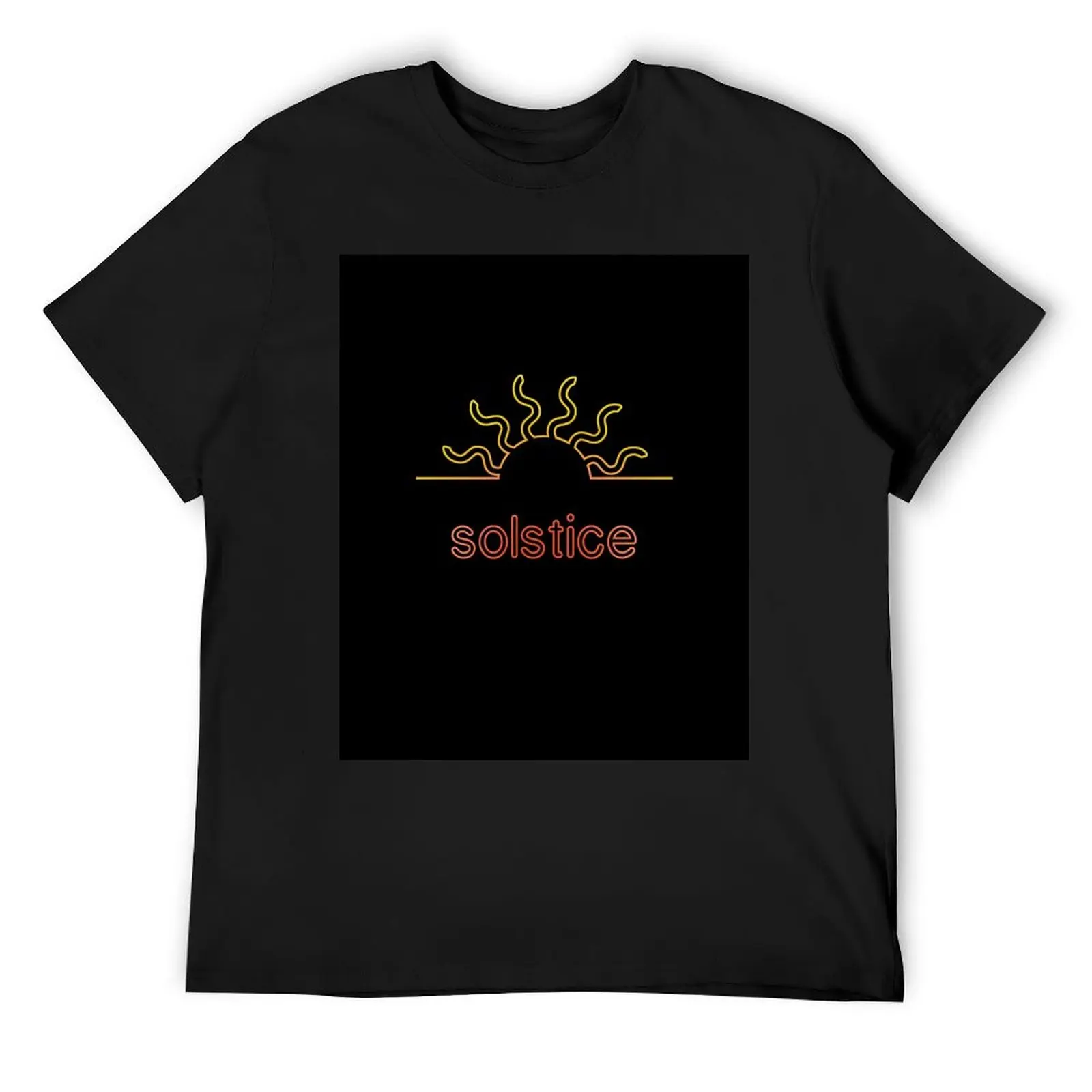 

Solstice (yellow/orange) T-Shirt plain blacks luxury designer t shirts men