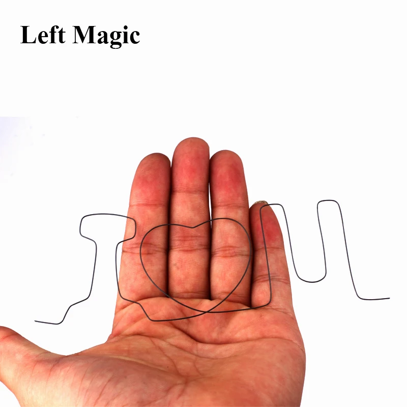 WireGram Memory Metal I LOVE U Magic Tricks Memory Iron Wire Magia Magician Close Up Street Illusions Gimmick Mentalism Comedy ﻿