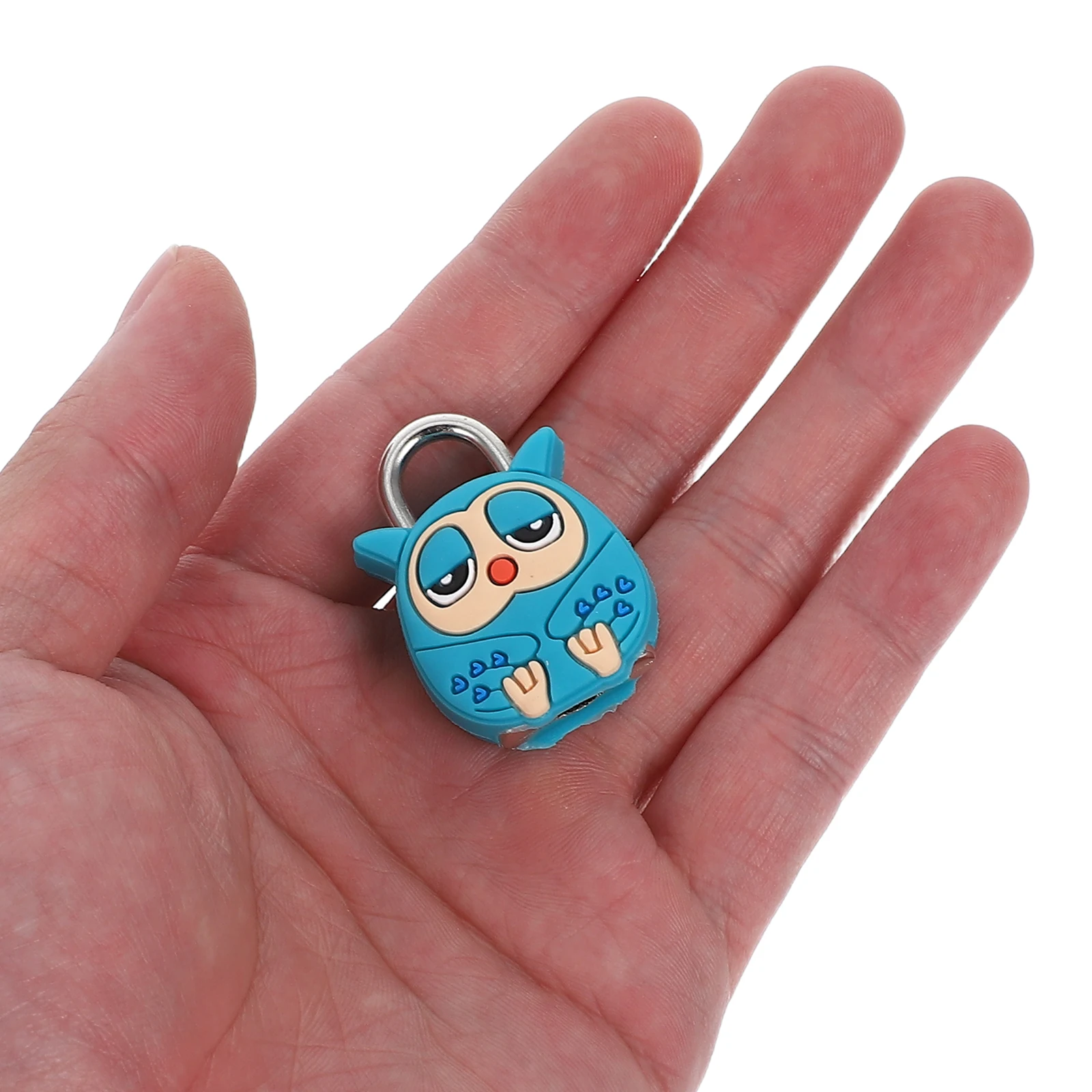 

3pcs Mini Locks With Keys Cute Cartoon Animal Design Durable Metal Small Padlock For Luggage Backpack Jewelry Box Diary Toolbox