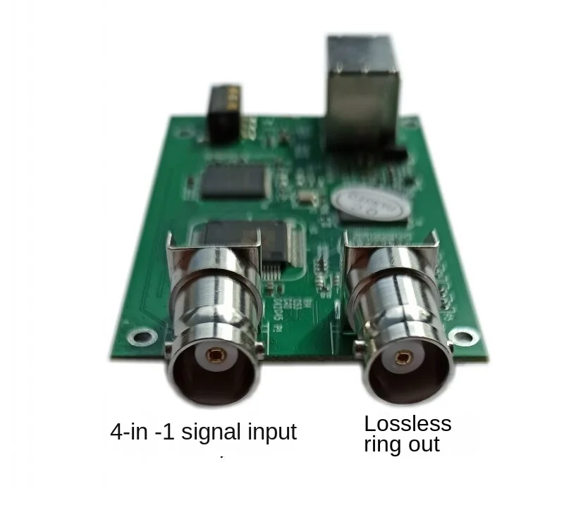 Imagem -02 - Bnc para Captura Usb Ahd Tvi Cvi Cvbs para Usb Placa de Captura Pcb Ahd para Usb Tvi para Ucb Cvi para Usb. 4-em1