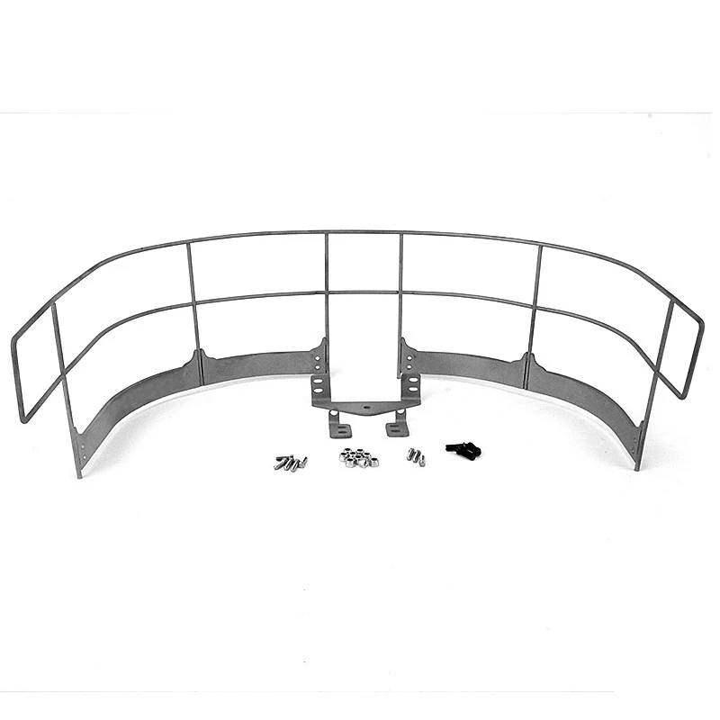 RC 1/14 Metall-Schutzzaun für Tamiya Hydraulikbagger Lader Muldenkipper für SCANIA MAN VOLVO Anhänger Kipper DIY-Teile – Detail 6