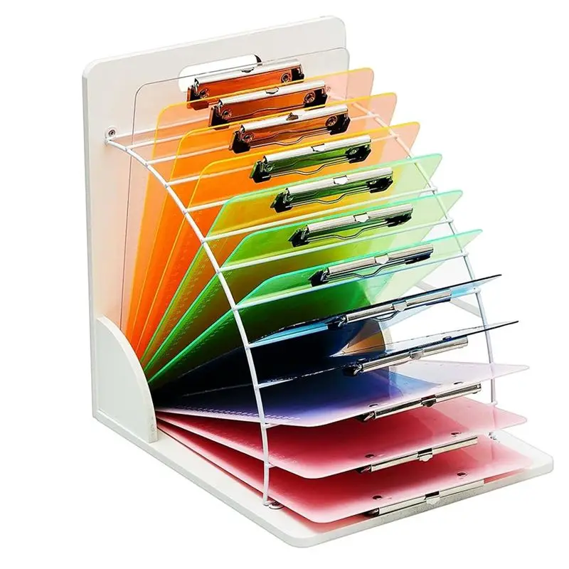 Stylish-Clipboard Clip Board Holder, Clip Board Storage Box, Rack For Classroom, Office, School And Teacher