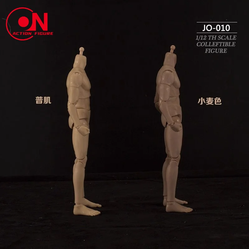 JO-010 1/12 ذكر فائق المرونة شبه مغلف للجسم المشترك الجندي Suntan الجلد العادي مفصلية 6 ''دمى شخصيات الحركة #2