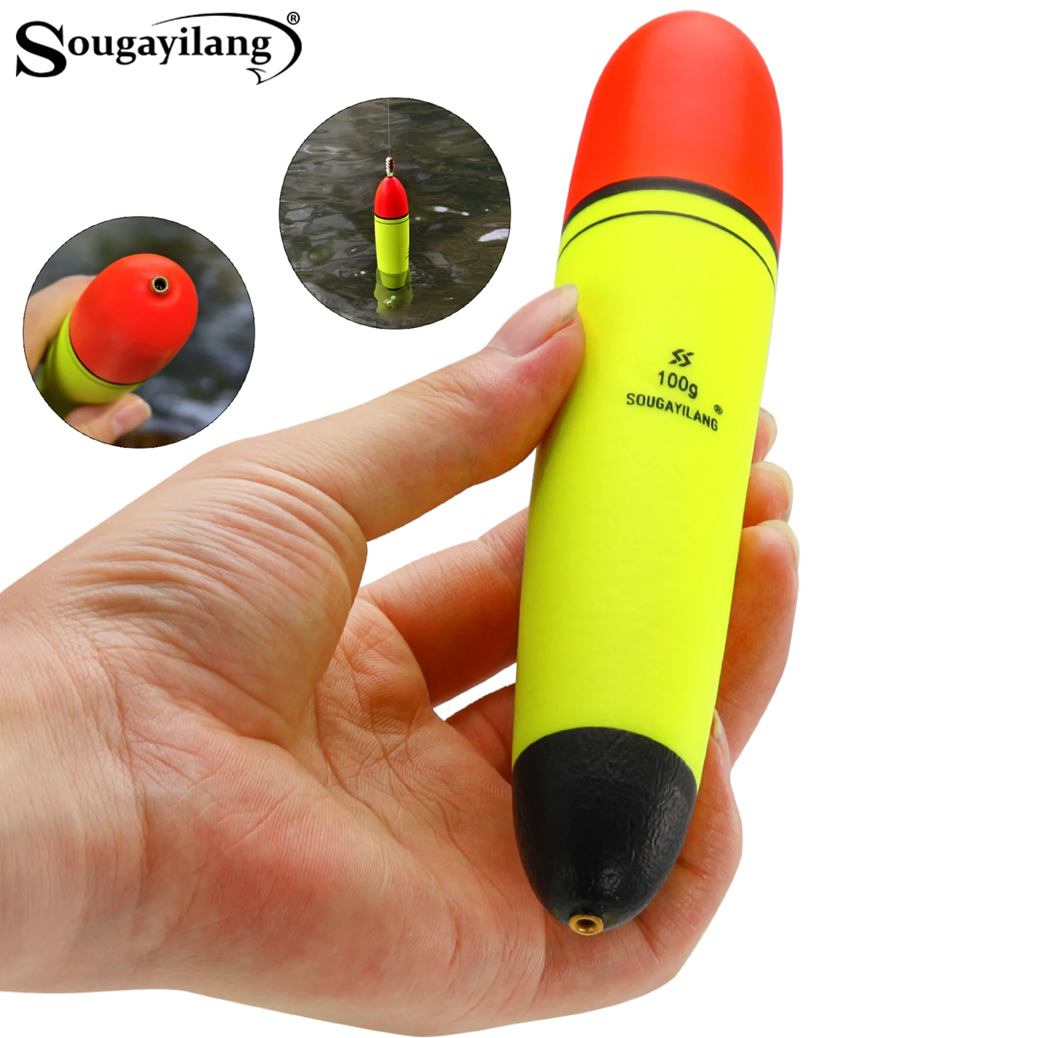 Sougayilang 10-100g Fish Float  Made of Universal EVA Material with High Buoyancy Anti Drop Sensitivity and Eye-Catching Float
