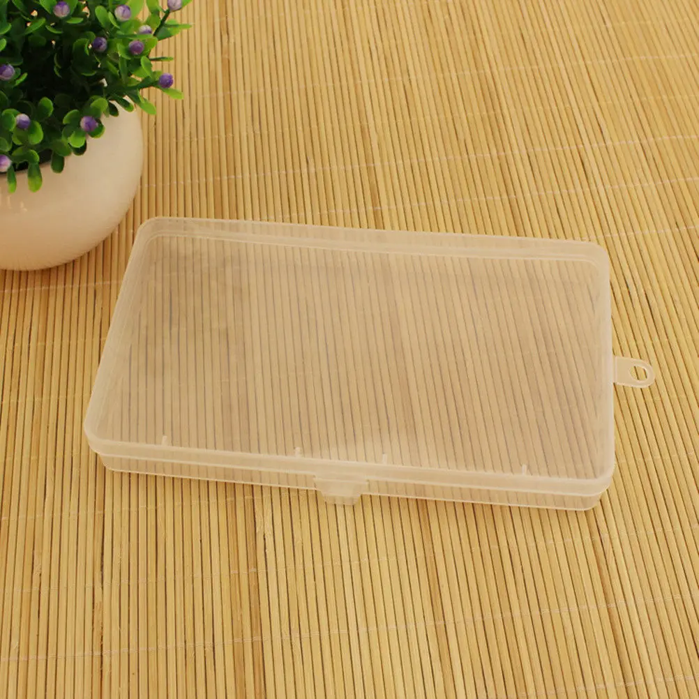 

10Pcs High Quality Transparent Plastic Display Box for Jewelry Storage Small Ornaments Cosmetics Organizing Tidy Space Saving