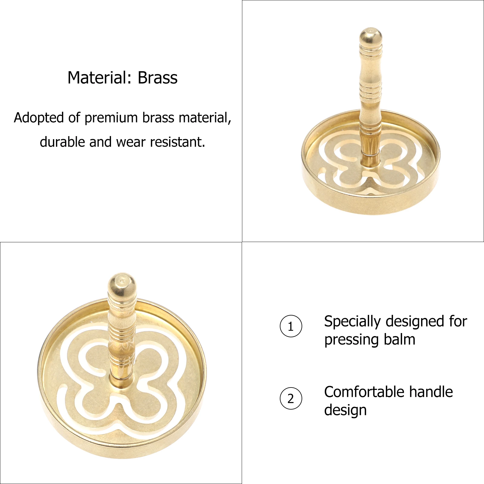 

Fragrance Mold and Fragrant Seal Ash Pressing Tool Copper Incense Burner Censer Supply Exquisite