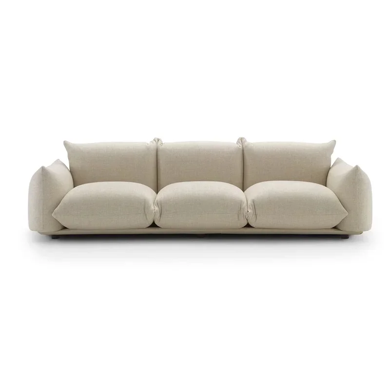 

Modern Casual Italian Sofa Contemporary Luxury Velvet Booker Living Room Sofa