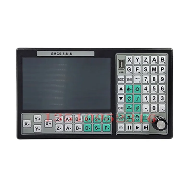 The Latest 5-axis Cnc Usb Motion Control Controller Smc5-5-n-n 500khz G Code With 5-axis Emergency Stop Handwheel Mpg
