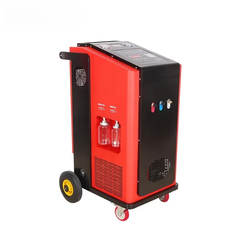 Wholesale Air Conditioning Refrigerant Gas Filling Auto AC Recharge Recycling Machine Refrigerant Recovery Car R1234YF