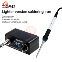 DC 12-24V 75W T12-942 Welding Iron Digital Display Temperature Control Welding Table Automatic Sleep With T12-K Welding Head