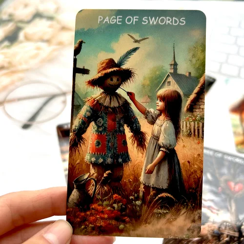 Imagen 2 del producto 78 Uds 70*120mm Tarot guía PDF en inglés película de doble cara a prueba de arañazos juego de mesa de runas de adivinación