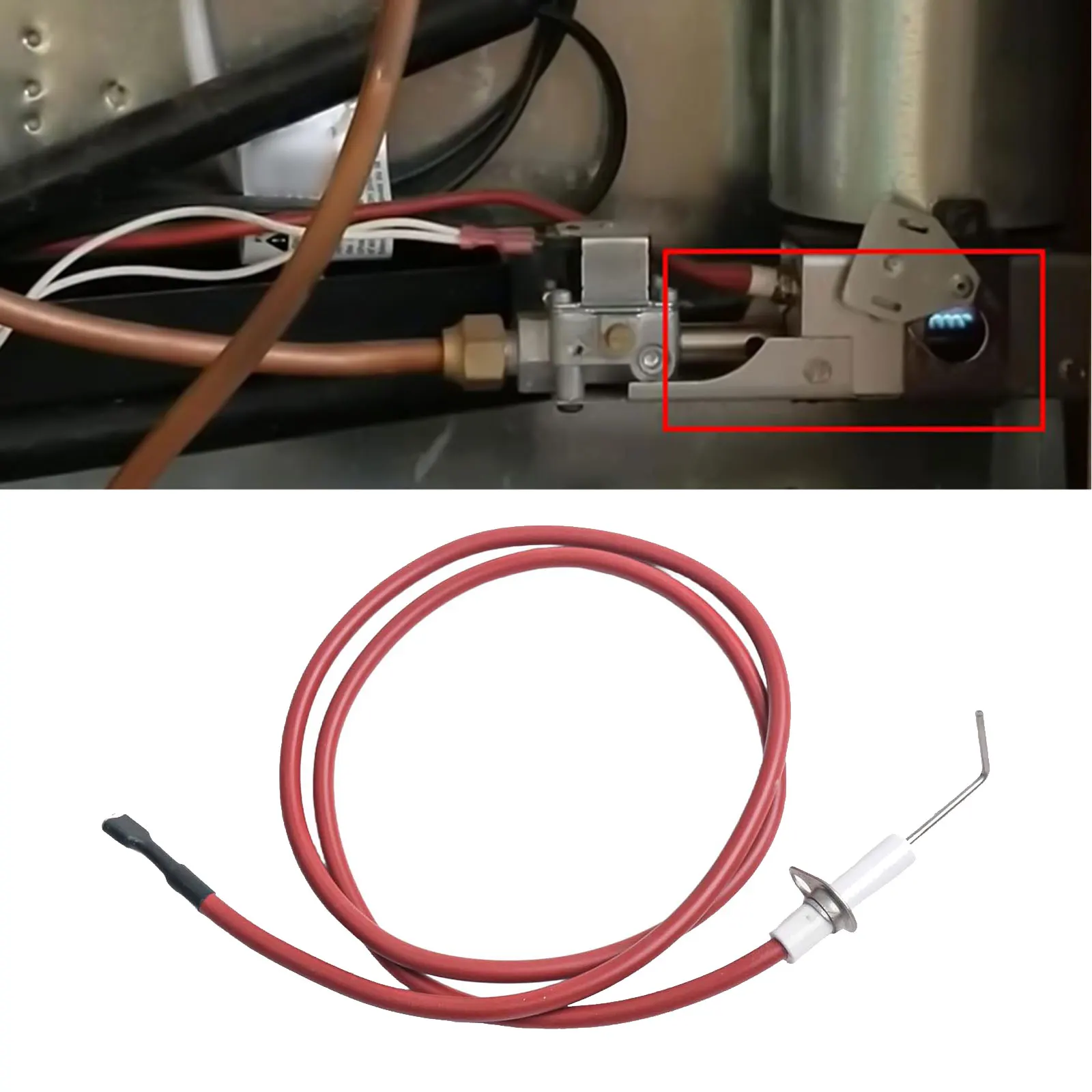 1Pc Spark Sensor Electrode 61692222 For Norcold RV Refrigerator Models 1200 1211 N1095 N410 Ignition Replacement Part