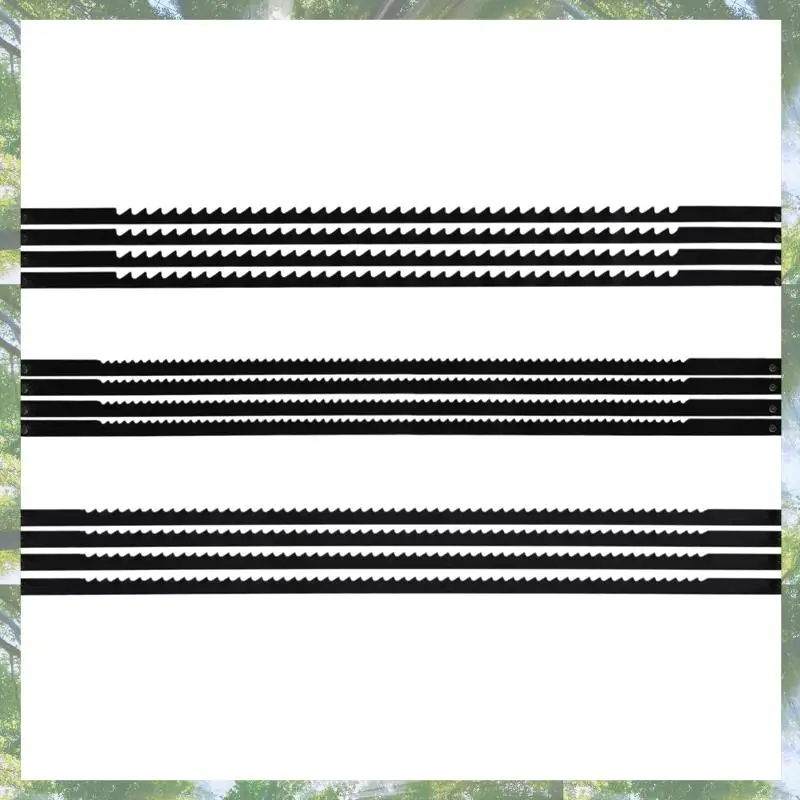 프리미엄-5인치 스크롤 톱날 36팩 모든 기계에 호환 가능 5인치 필요. 핀 엔드 스크롤 톱 - 10 TPI, 15 TPI, 18 TPI