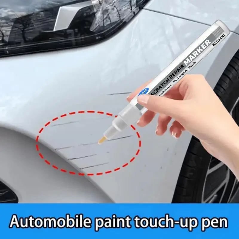 【CR】Car Scratch Repair Pen Non-Fading Paint Touch Up Pen Easy DIY Use Universal Fit All Car Colors Auto Maintenance Tool