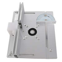 Machine Engraving Auxiliary Tool Table Saw Woodworking Router Table Insert Plate Aluminum Alloy Wood Milling Flip Board Trimming