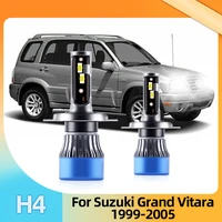 LSlight faro de coche H4 Hi/Lo LED 15000LM bombillas de faros de coche 12V para Suzuki Grand Vitara V6 1999 2000 2001 2002 2003 2004 2005
