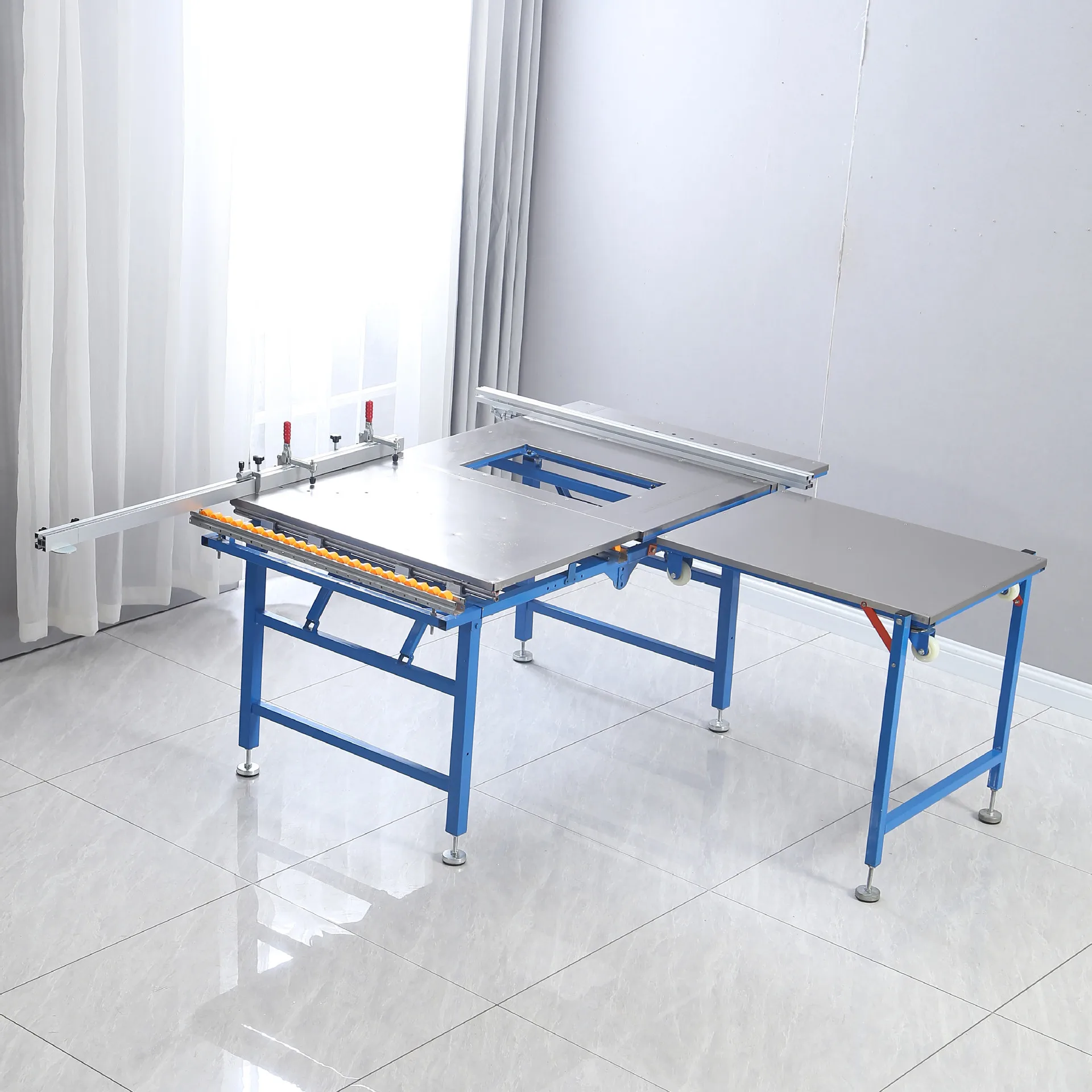 Woodworking Saw Stainless Steel Folding Precision Saw Wood Board Child And Mother Panel Saw Double Invisible Sawing Table
