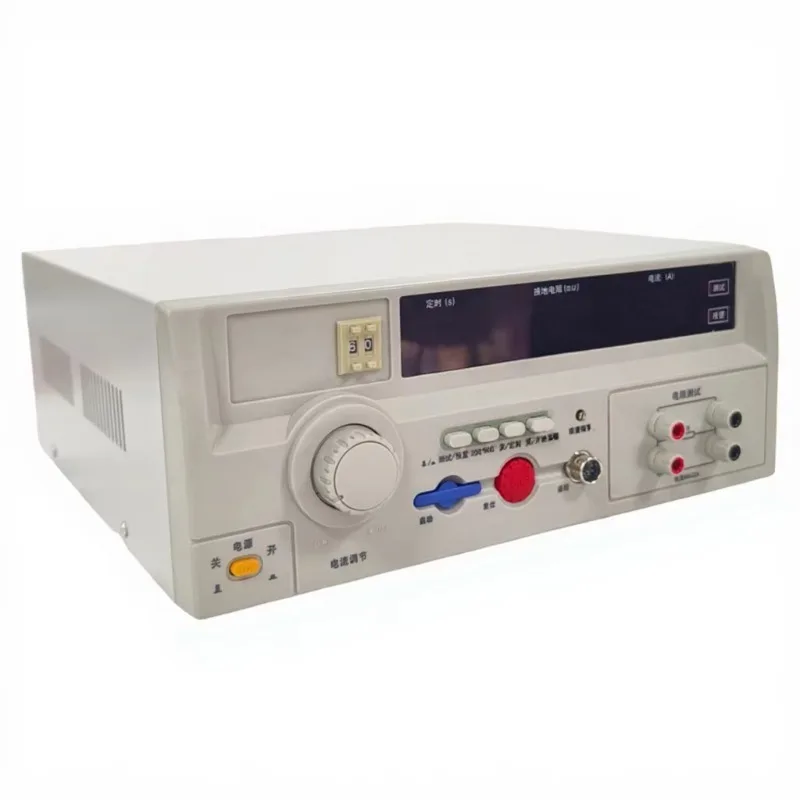 Precision AC Grounding Resistance Tester Digital Portable Low Resistance Voltage Tester for Electrical Safety Testing Inspection