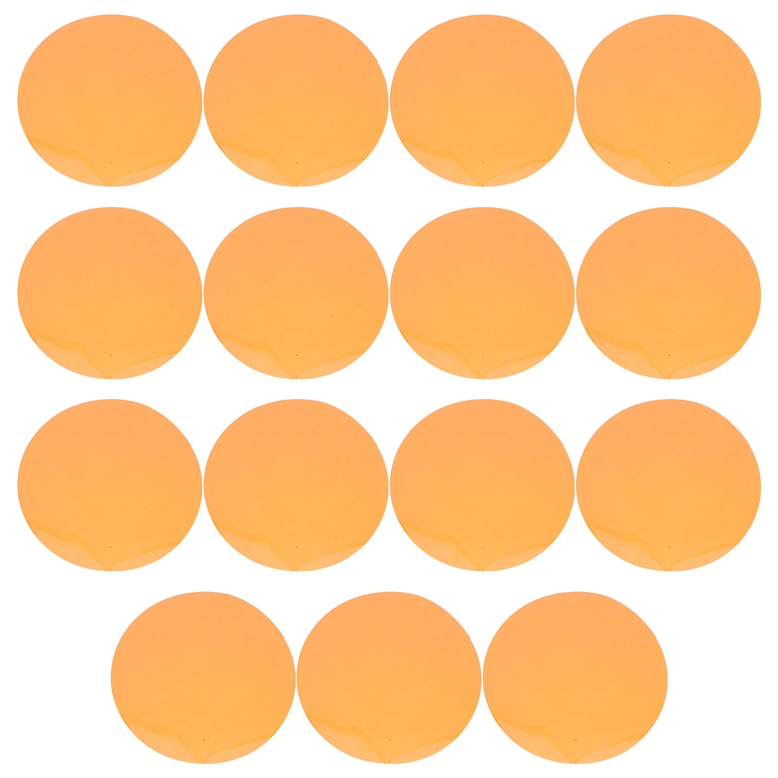 20Pcs Warm Light Filter Stickers 74Mm Amber Color Correction Gel Discs for Ceiling Spotlights Peel and Stick Lighting Upgrade