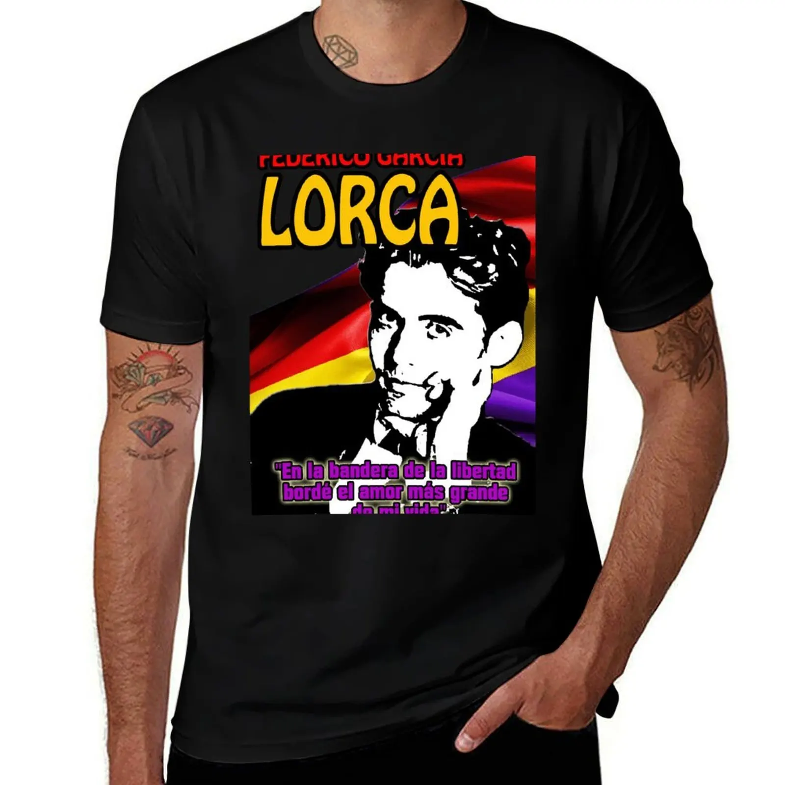 

FEDERICO GARCIA LORCA T-Shirt t shirts for man pack cotton man t shirt cotton high quality T-Shirt