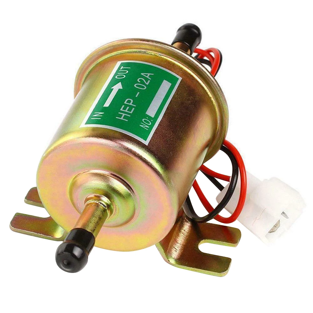 Universal 12V Fuel Pump HEP-02A Electric Gas Low Pressure Crude Oil