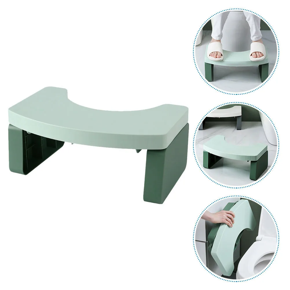 

1pc Premium Pp Toilet Footstool Compact Non-Slip Kids Toilet Chair Ideal Size Bathroom Stool For Home Use Potty Stool Children