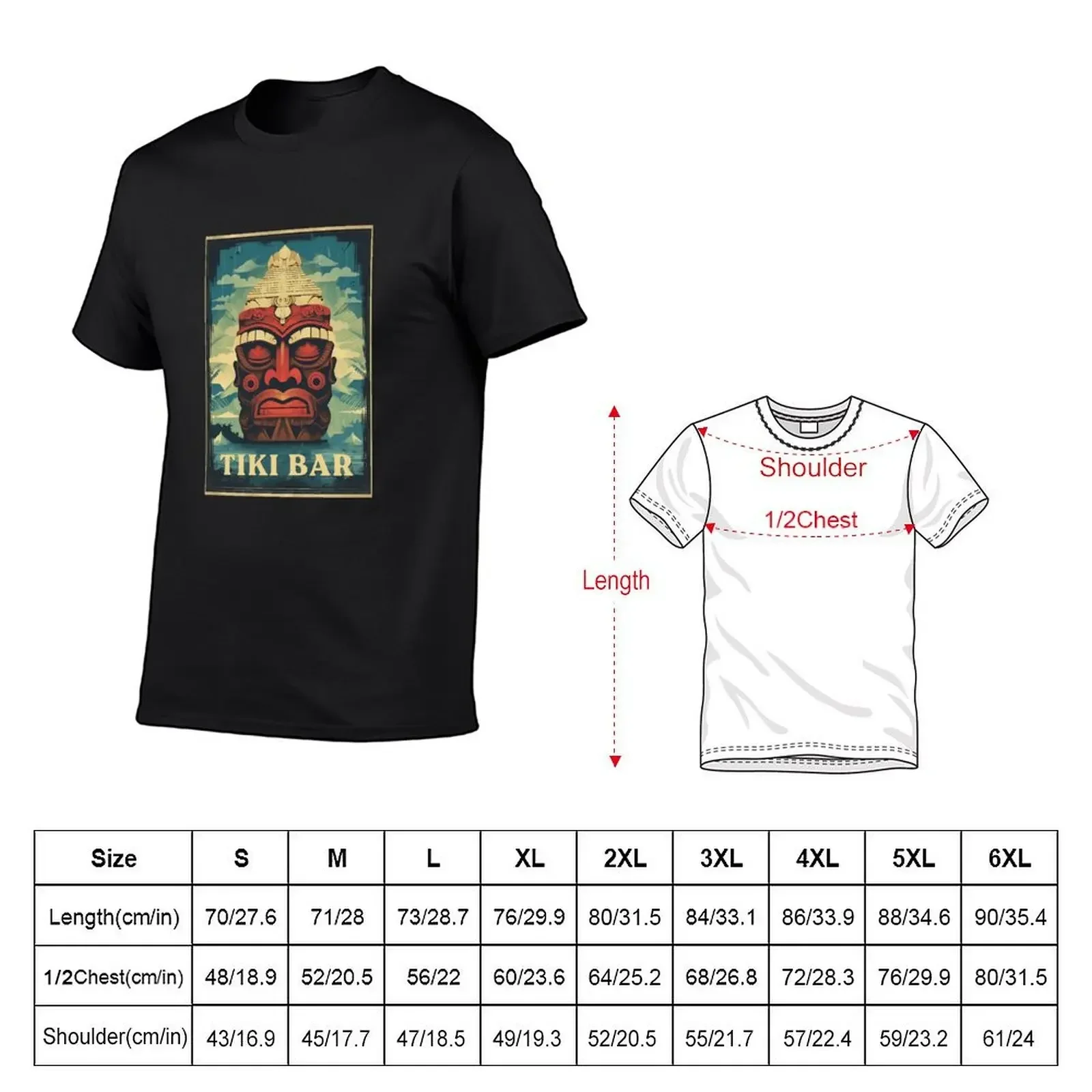 Tiki Bar Retro Travel Style T-Shirt animal prinfor boys graphic shirts shirts graphic tee funny t shirts for men