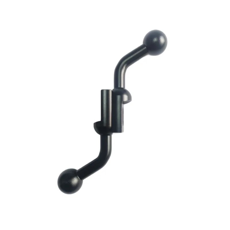 Motorcycle Rearview Mirror Fixed Base Crooked Ball Head Mobile Phone Holder 17 Aluminum Alloy Crooked Mouth Ball Head Accessory