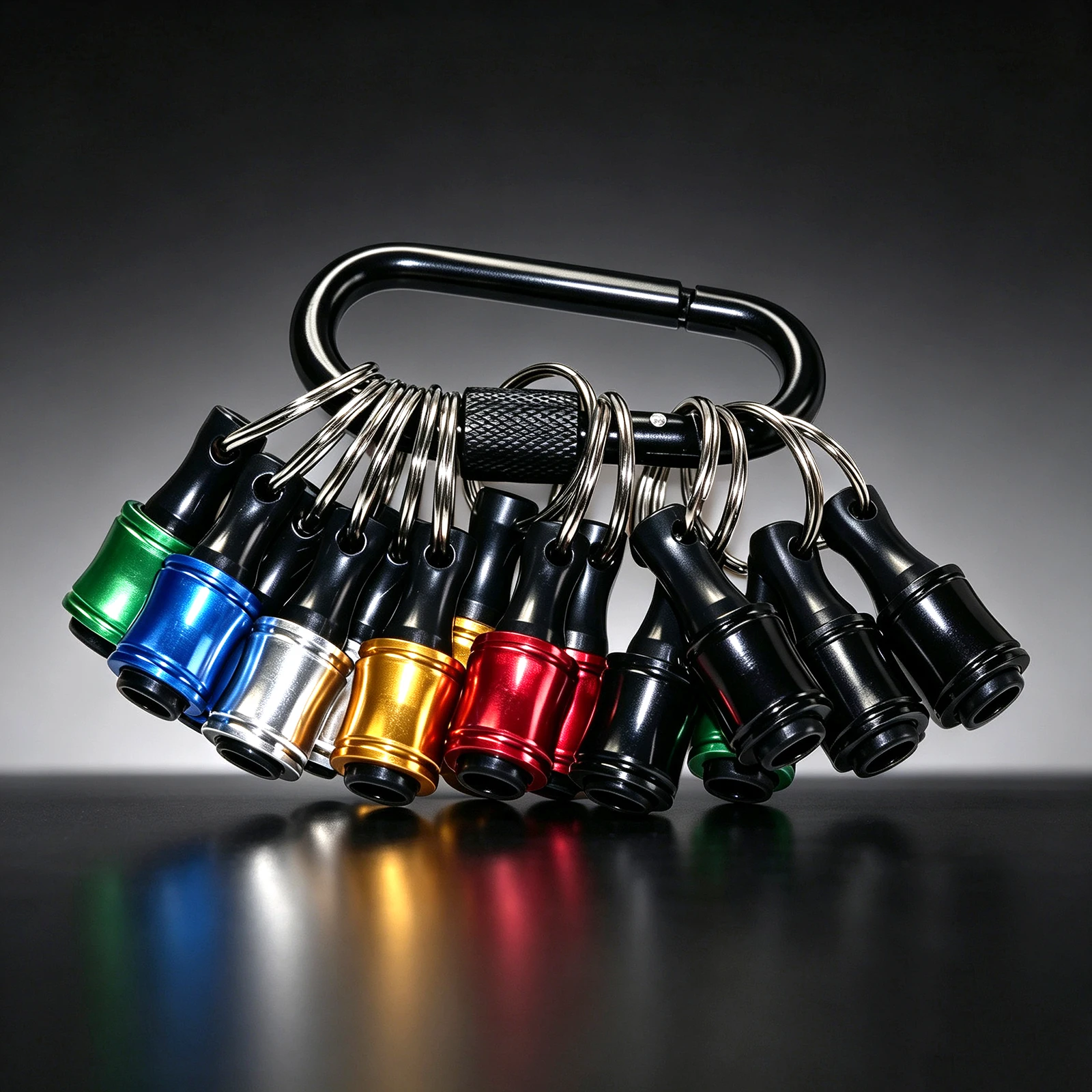 12Pc Mix Screwdriver Bits Holder 1/4 Inch Hex Shank Aluminum Alloy Lightweight Quick-Change Extension Bar Upgrade Push to Unlock