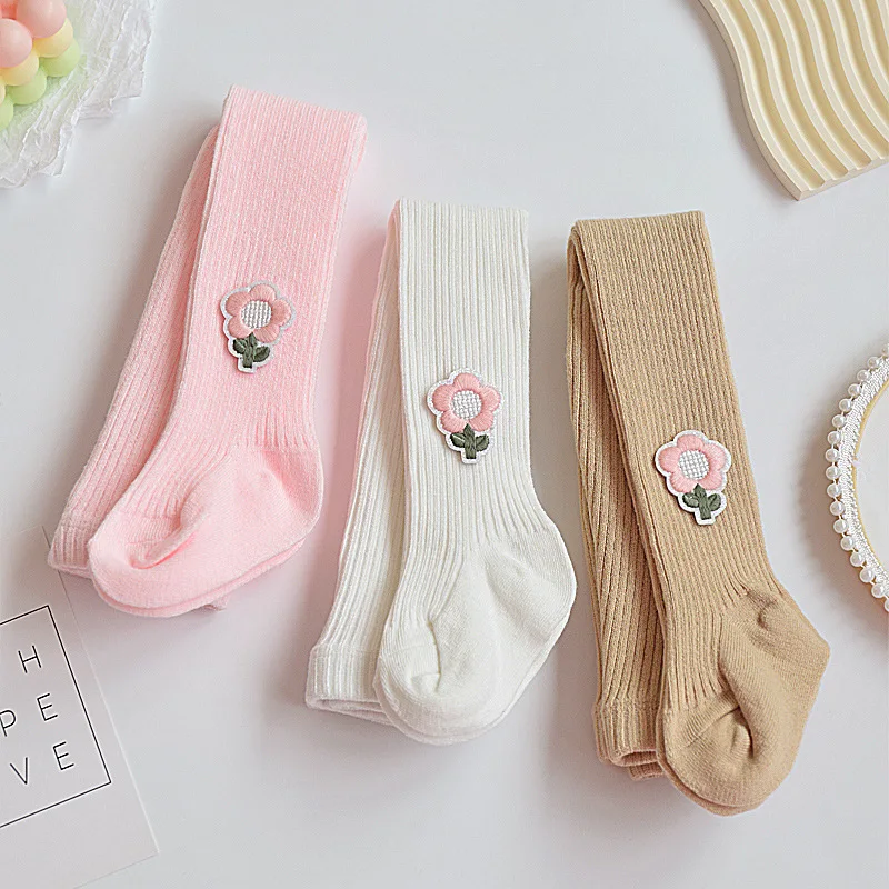 Children's pantyhose spring and autumn thin girls' leggings outside princess baby one-piece elastic dance socks