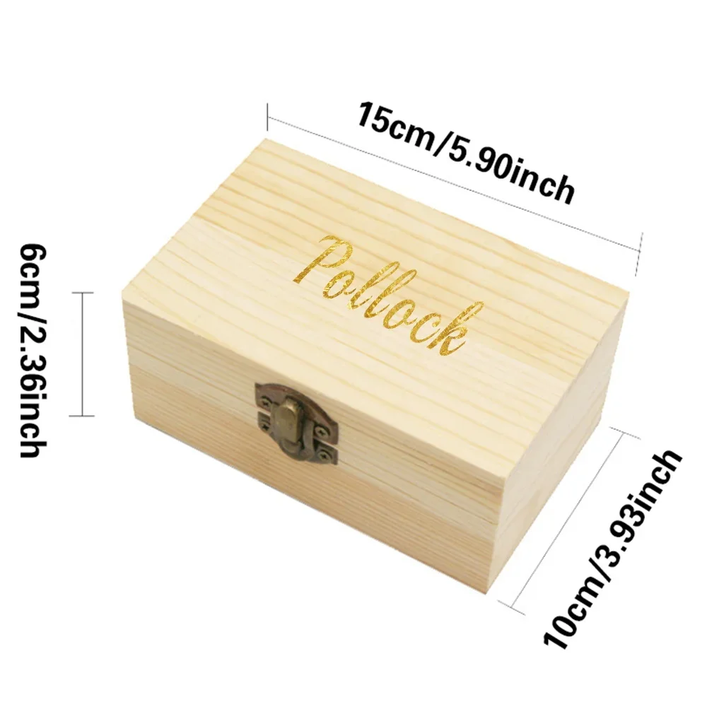 Customized Name Vintage Wooden Storage Box Craft Keepsake Display Case Durable Jewelry Organizer Home Decoration Treasure Chest