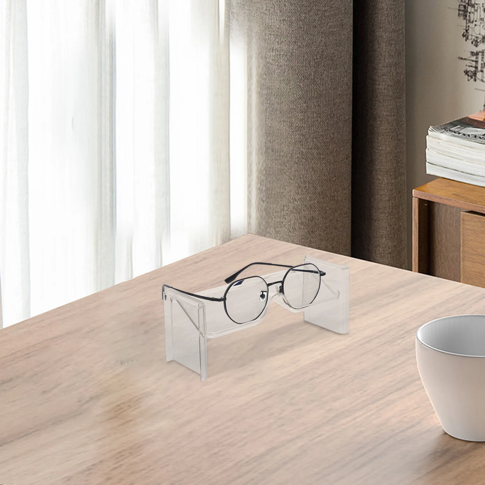 2 Pcs Glasses Storage Rack Display Stand Eyeglass Organizer Eyeglasses Sunglasses Frame