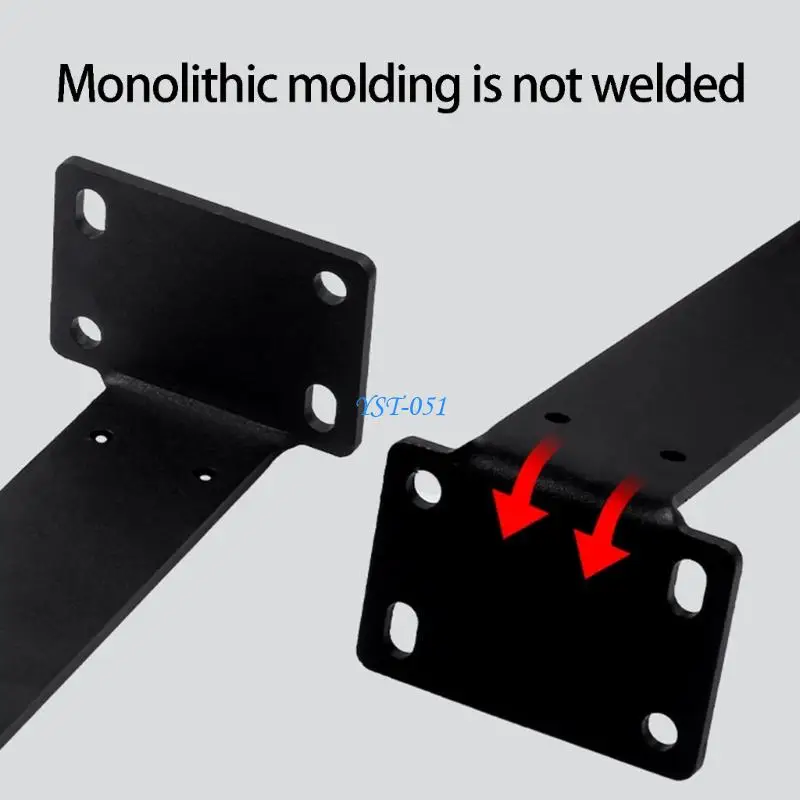 E15A Rusts Resistant T Floating Shelf Brackets High Strength Steel For Versatile Use
