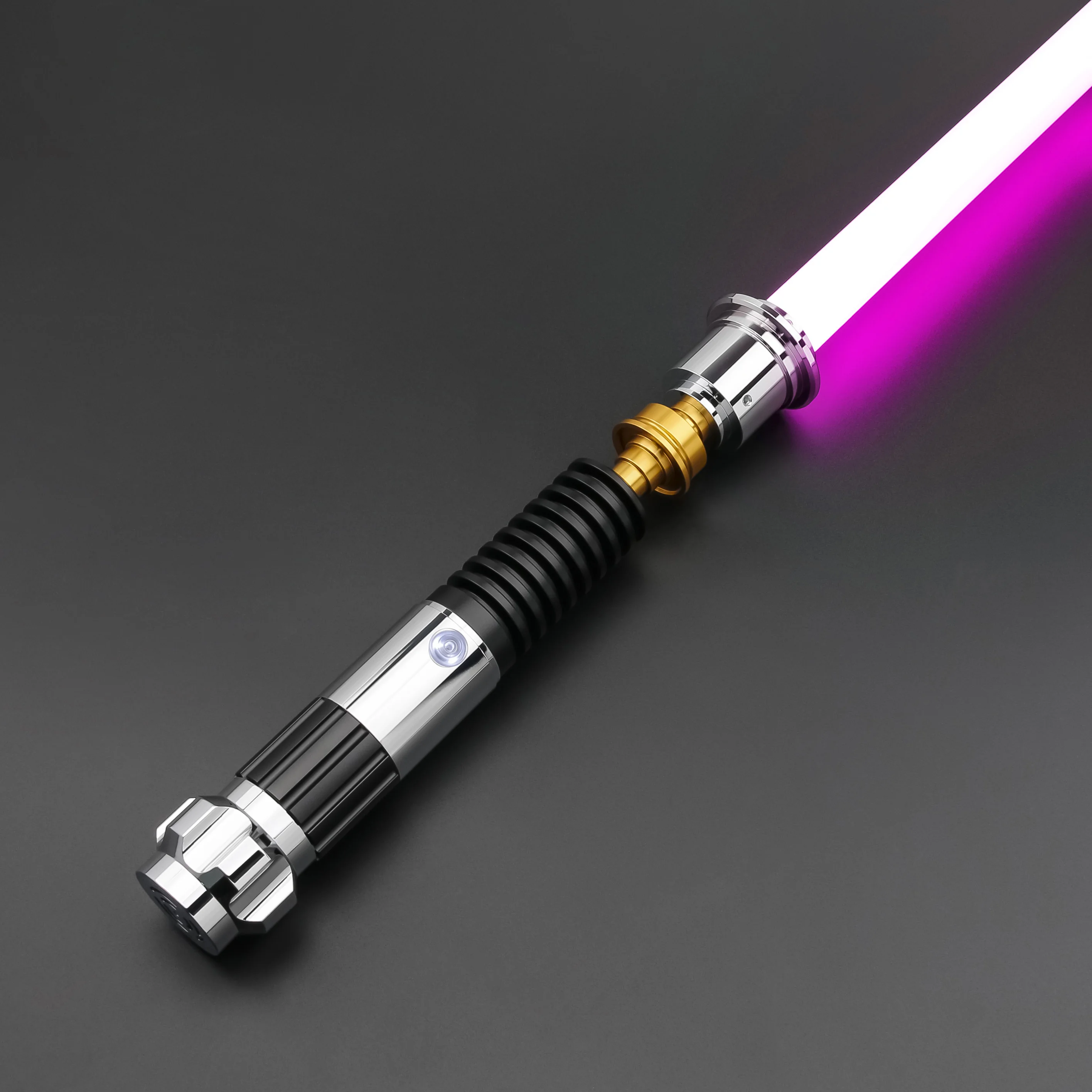 TXQSABER Lightsaber Heavy Dueling Obi-Wan SE Laser Sword Smooth Swing Blaster FOC 12 Colors Changing Metal Hilt Light Sword Toys