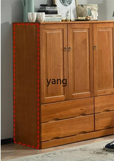 LTT simple modern European chest cabinet bedroom storage cabinet solid wood living room drawer cabinet