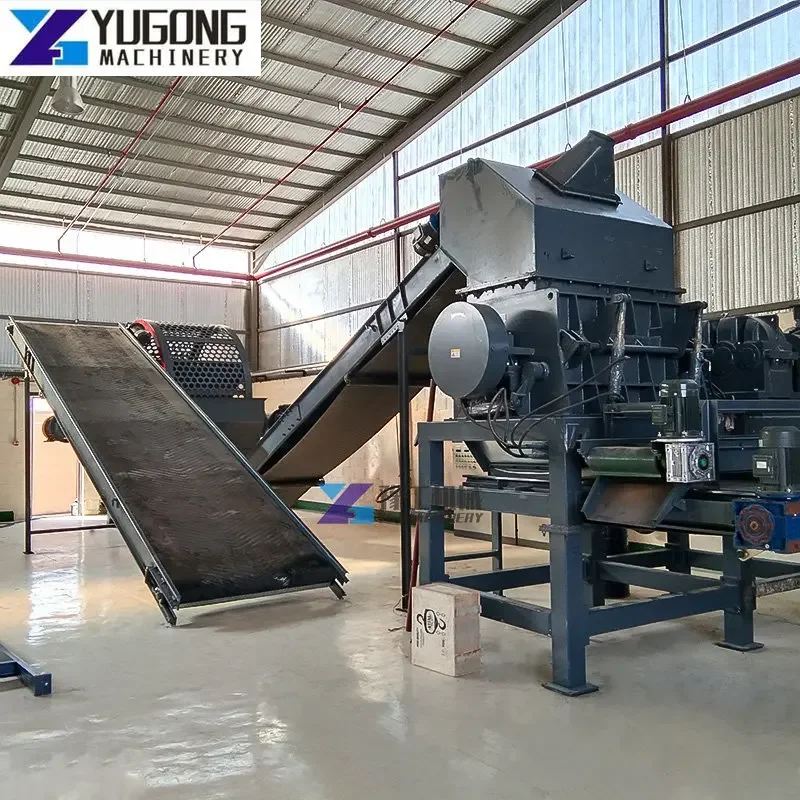 Yugong Recycle Plant Tire Primary Shredder Tire Rubber Granulator Rubber Powder Machine Tyre Recycling Cheap Price