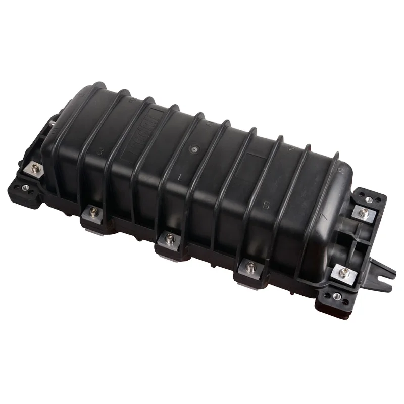 

HSGQ New Madidi Tray Fiber Optic Box 8 96 144 cores Horizontal 2 inlet 2 outlet Fiber Optic Joint Closure