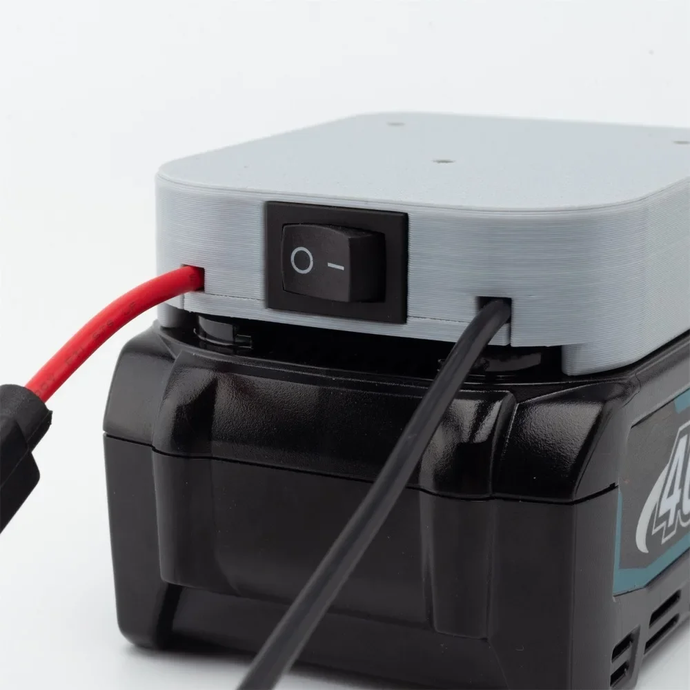 Imagem -03 - Adaptador Power Wheel para Makita Conversor de Alimentação com Interruptor 14 Awg 40v li Conversão de Bateria para Saída Diy