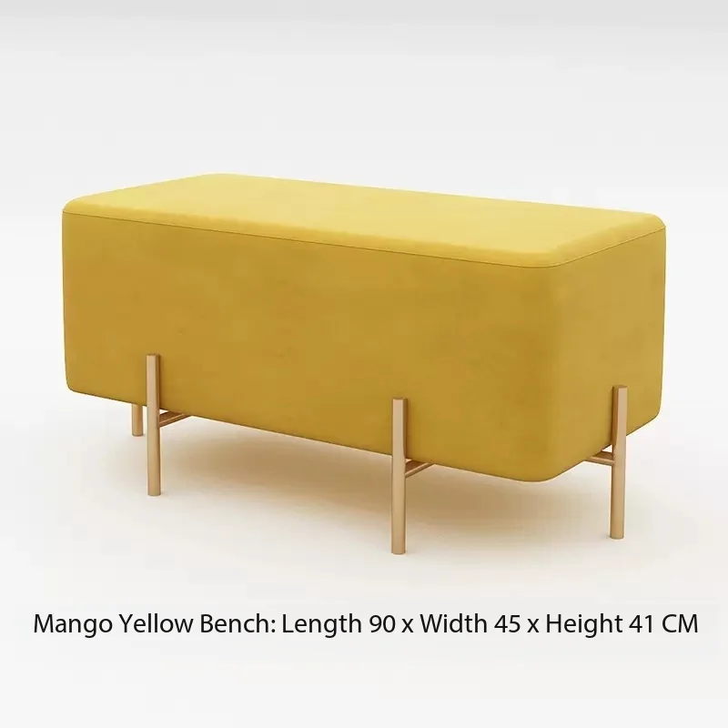 

Simple handmade modern fabric footstool, soft household furniture, suitable for apartment bedrooms, living rooms, entrances